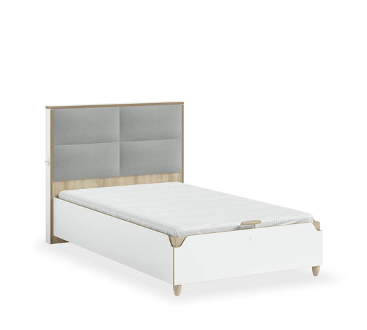 Dafne Italian Design Modera Letto Testata in Tessuto con Rete (120x200 Cm)