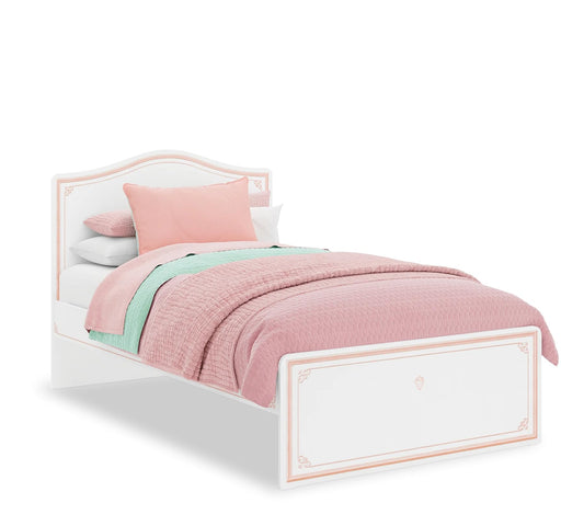 Dafne Italian Design Letto Selena Rosa (120x200 Cm)