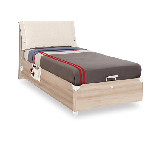 Dafne Italian Design Letto Duo con Base (100x200 Cm)