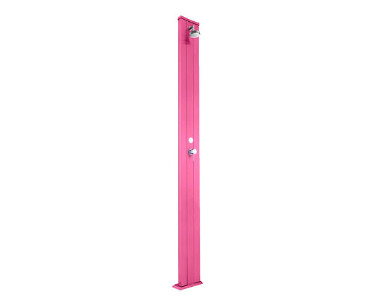 Doccia classica da interno e esterno Arkema Spring S Ingresso acqua calda e acqua fredda regolabile con Miscelatore Doccia Dritta Altezza 228 cm ARKEMA A205 4003 Colore Fucsia
