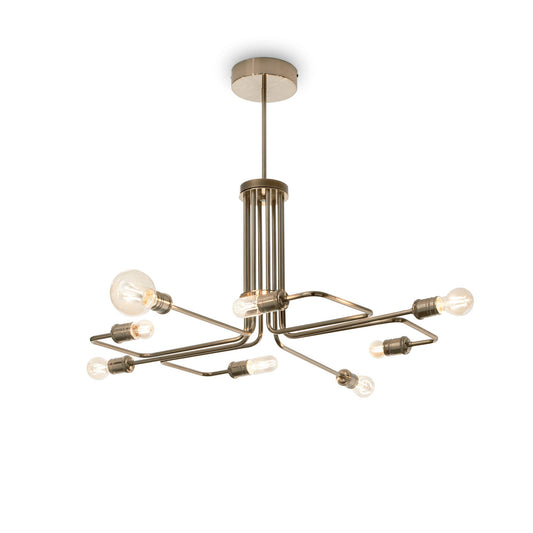 Dafne Italian Design Lampadario a 8 luci - Ottone Ant