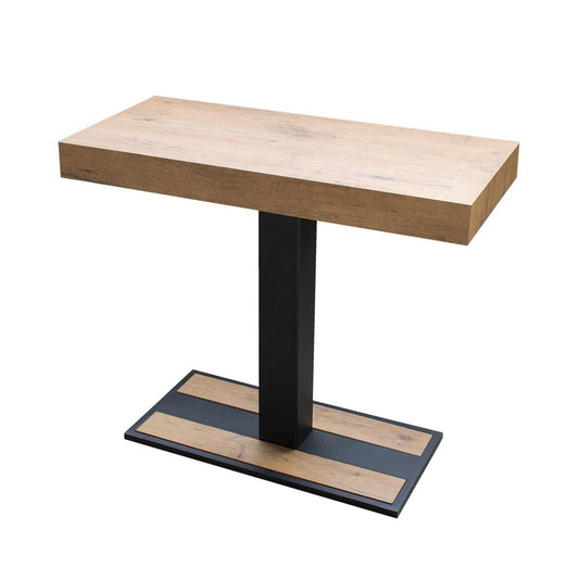 Dafne Italian Design Consolle allungabile Capital Quercia Natura Telaio Antracite