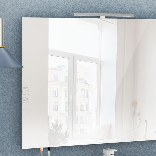 Dafne Italian Design Mobile da bagno componibile sospeso Sandie grigio chiaro e grigio scuro cm 101x46x189 (base, lavabo, specchio)