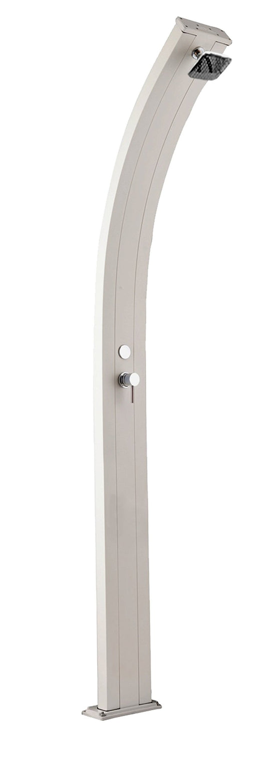 Doccia a riscaldamento solare Arkema A100/9001 Spring Sabbia Doccia solare dal design curvo in alluminio