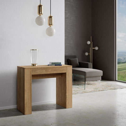 Dafne Italian Design Consolle allungabile Modem Quercia Natura