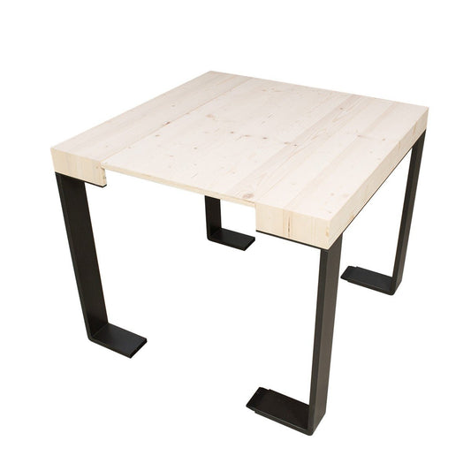 Dafne Italian Design Consolle allungabile Orchidea Small Abete Natura Telaio Antracite