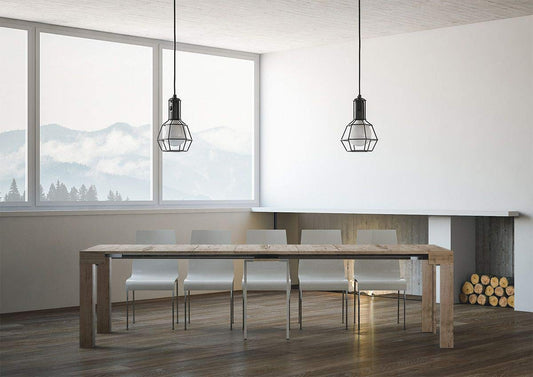 Dafne Italian Design Consolle allungabile Big Due Rovere Natura