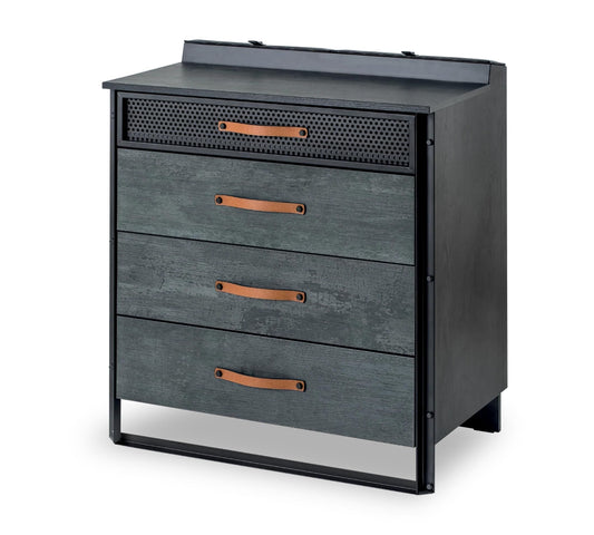 Dafne Italian Design Comò in Dark Metal