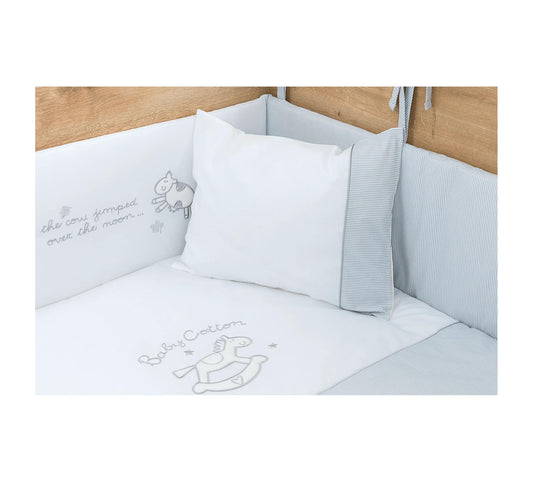 Dafne Italian Design Set di Biancheria da Letto Baby Cotton 70x140 Cm