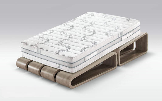 Dafne Italian Design Materasso Una Piazza e Mezza Ortopedico con Molle biconiche (cm. 120 x 190 x 25h)