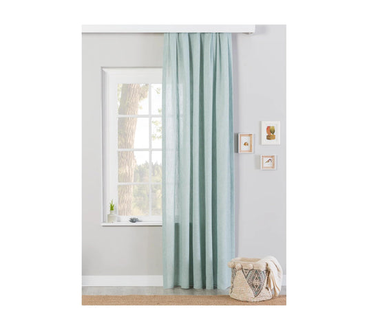 Dafne Italian Design Tenda di Sfondo Elegante Menta (100x260 Cm)