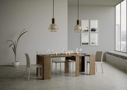 Dafne Italian Design Consolle allungabile Basic Noce