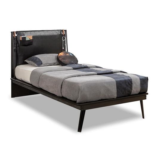 Letto Linea Dark Metal (100x200 Cm)