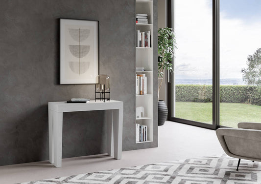 Dafne Italian Design Consolle allungabile Spimbo Small Bianco Frassino (allungabile fino a 198 cm)