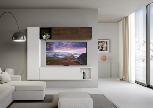 Dafne Italian Design Libreria Composizione A114 L.214 H.174 P.39,5