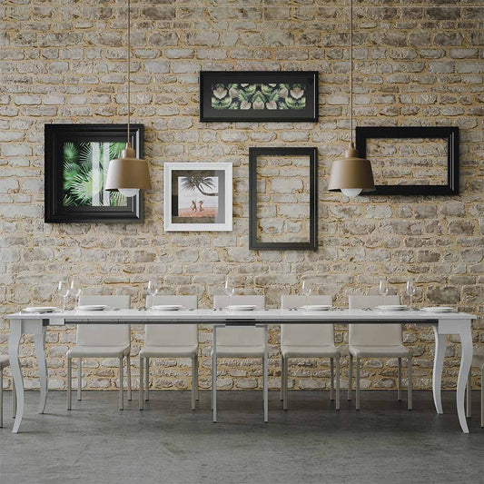 Dafne Italian Design Consolle allungabile Olanda Bianco Frassino