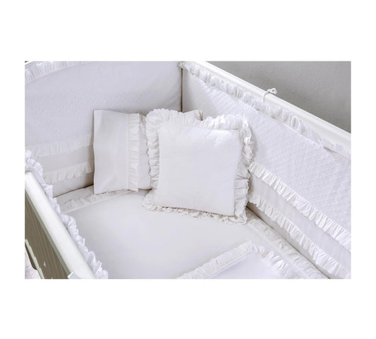 Completo Biancheria da Letto Bianco (70x130 Cm)