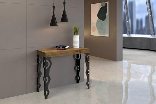 Dafne Italian Design Consolle allungabile Karamay Small Quercia Natura