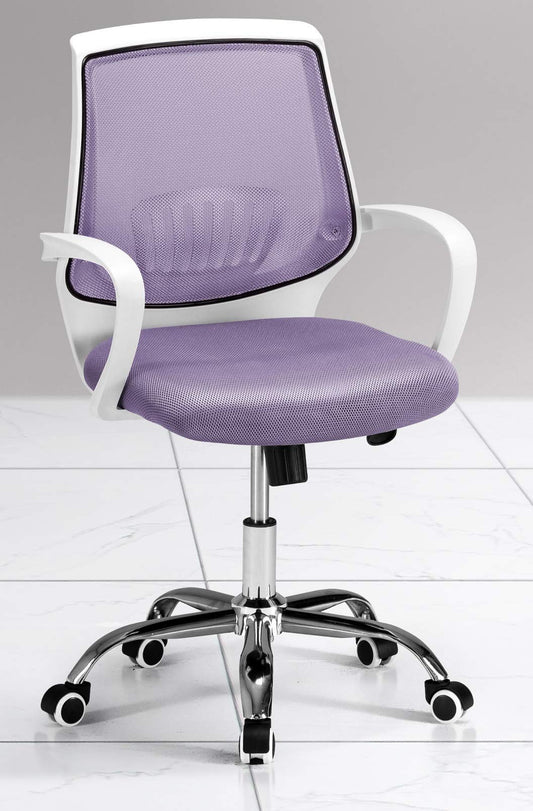 Dafnedesign.Com - Sedia Girevole Colore Malva - Dimensioni cm. 58 x 48 x 100h (DFS)