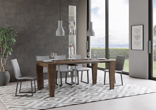 Dafne Italian Design Consolle allungabile Spimbo Small Noce (allungabile fino a 300 cm)