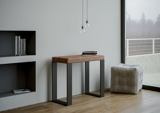 Dafne Italian Design Consolle allungabile Tecno Art Telaio Antracite