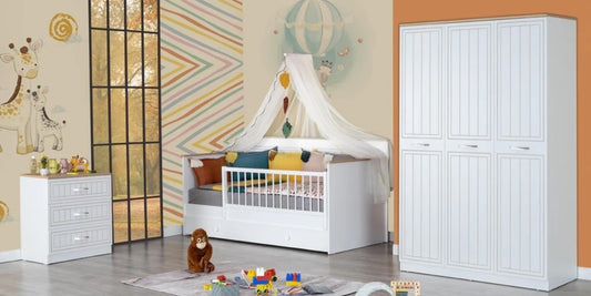 Dafne Italian Design Cameretta Completa per Bambino Bianca