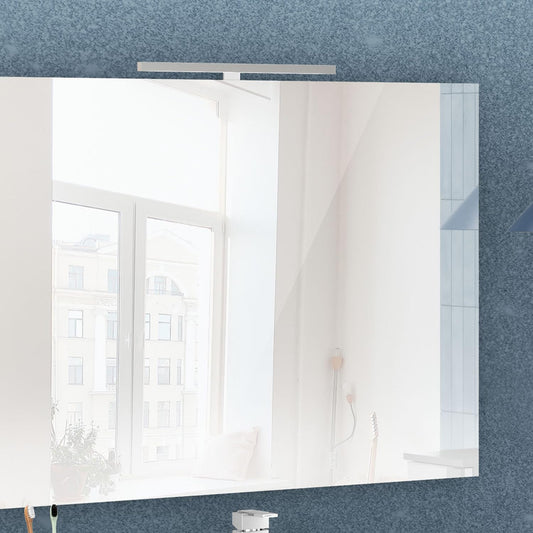 Dafne Italian Design Mobile da bagno componibile sospeso Sandie grigio chiaro e bianco cm 81x46x189 (base, lavabo, specchio)