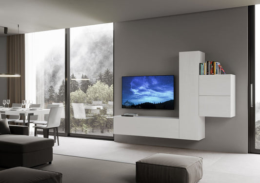 Dafne Italian Design Libreria Composizione A17 L.254 H.174 P.39,5