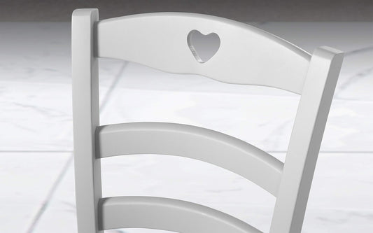 Dafnedesign.Com - N. 6 (Sei) Sedie da Pranzo Cuore - Dimensioni: cm. 41 x 55 x 92h