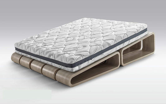 Dafne Italian Design Materasso Matrimoniale Ortopedico in Memory ed Eliocell (cm. 160 x 190 x 22h)