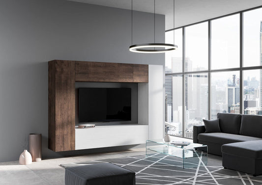 Dafne Italian Design Libreria Composizione A06 L.254 H.174 P.39,5