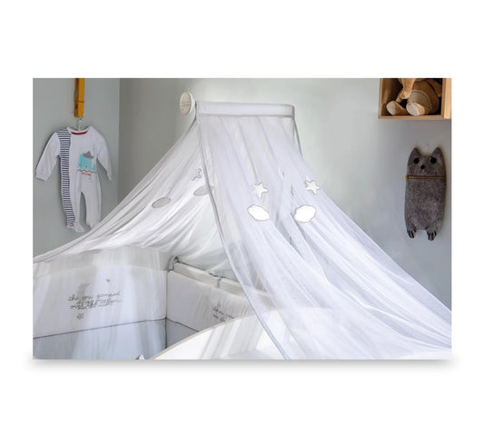 Dafne Italian Design Baldacchino in Baby Cotton