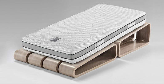 Dafne Italian Design Materasso Una Piazza e Mezza Ortopedico in Memory e Schiuma poliuretanica (cm. 120 x 190 x 25h)