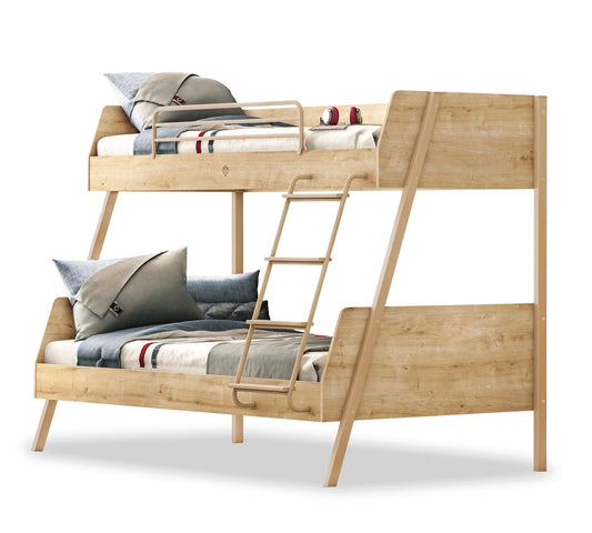 Mocha Letto a Castello Grande Legno (90x200-120x200 Cm)