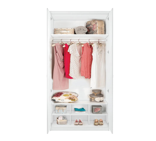 Dafne Italian Design Ripiano Interno Armadio 2 Ante Bianco