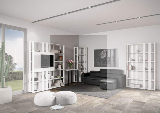 Itamoby Libreria Kato Angolo B Bianco Frassino