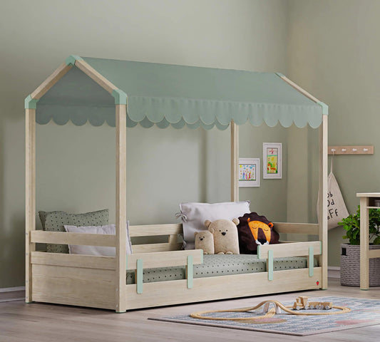 Dafne Italian Design Letto da Tetto Montes Natural