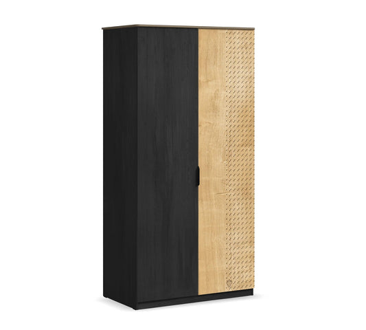 Dafne Italian Design Armadio 2 Ante Black