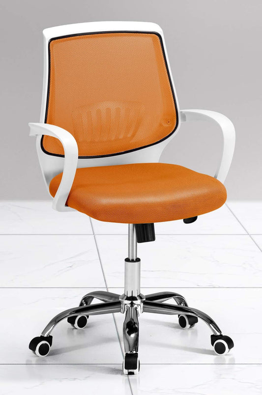 Dafnedesign.Com - Sedia Girevole Colore Mandarino - Dimensioni cm. 58 x 48 x 100h - (DFS)