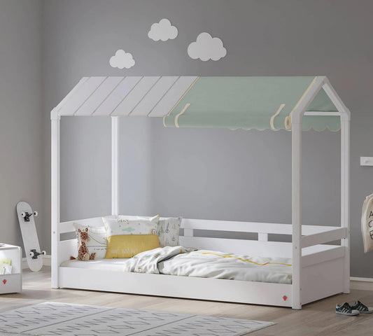 Dafne Italian Design Tetto Semi-in Legno Bianco Montes