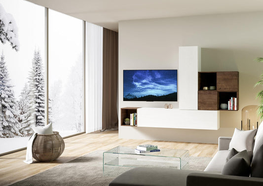 Dafne Italian Design Libreria Composizione A48 L.254 H.174 P.39,5