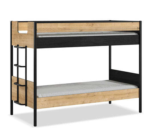 Dafne Italian Design Letto a Castello Black Line (90x200 Cm)