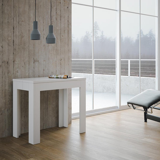 Dafne Italian Design Consolle allungabile Magix Larice Sbiancato