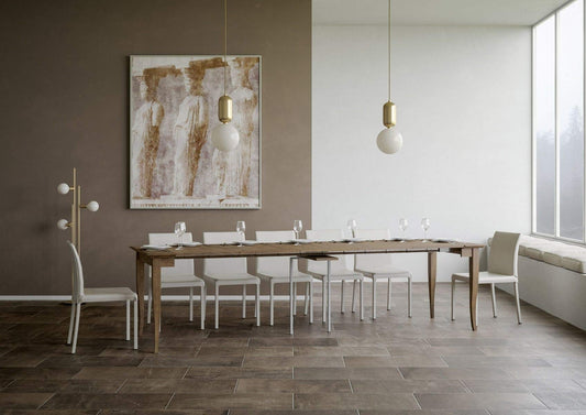 Dafne Italian Design Consolle allungabile Verona Noce