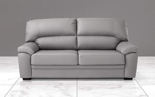 Dafne Italian Design Divano a 3 posti. Similpelle Ash (cm. 210 x 90 x 95h)