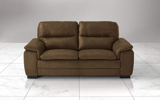 Dafne Italian Design Divano a 3 posti. Tessuto Manila Camel (cm. 198 x 95 x 94h)