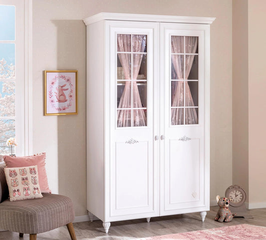 Dafne Italian Design Armadio Romantica 2 Ante con Finestra