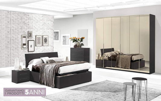 Dafne Italian Design Camera Completa - ghisa (cm. 274 x 60 x 250 cm)