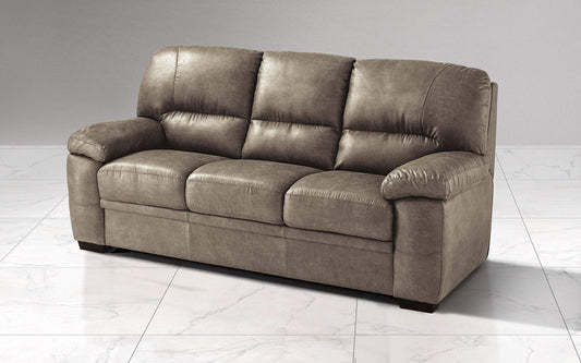 Dafne Italian Design Divano a 3 posti. Tessuto Tay Tay Toffee (cm. 211 x 92 x 92h)