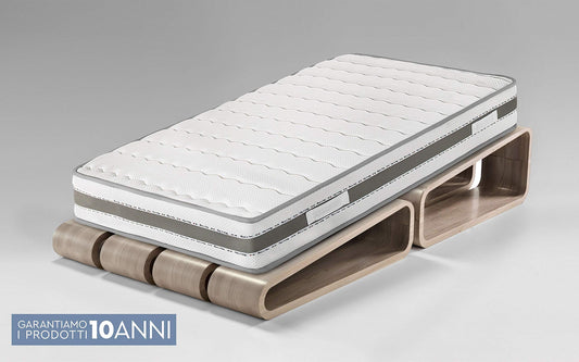 Dafne Italian Design Materasso Una Piazza e Mezza Ortopedico con Maxi Molle (cm. 120 x 190 x 25h)